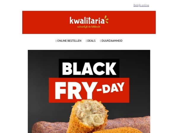Black FRY-day! Snacks 1+1 gratis