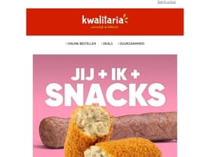 Wil jij snacks met mij? Nu snacks 1+1 gratis!