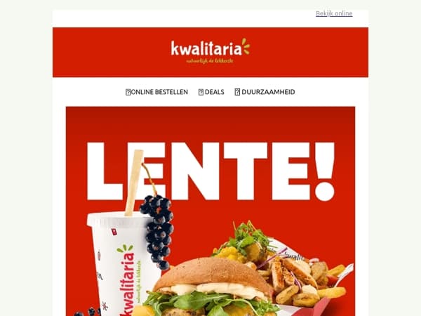 Laatste kans! 20% korting op lente specials