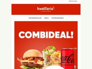 Van deze combideal krijg je dorst…🤤