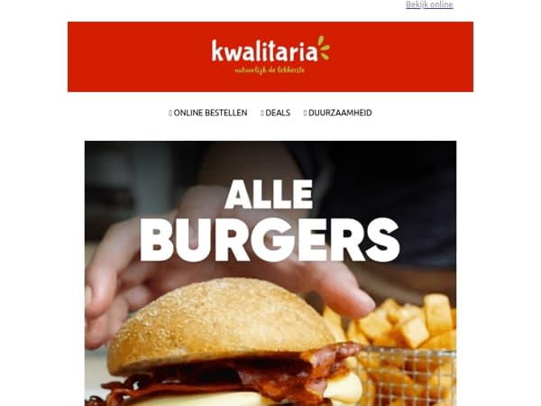 Heerlijke korting voor de internationale dag van de hamburger!