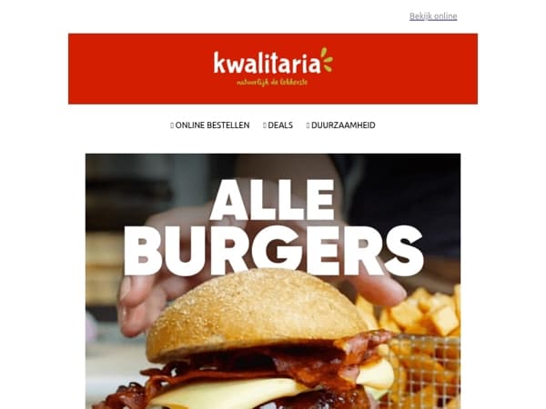 Burgers met korting! 