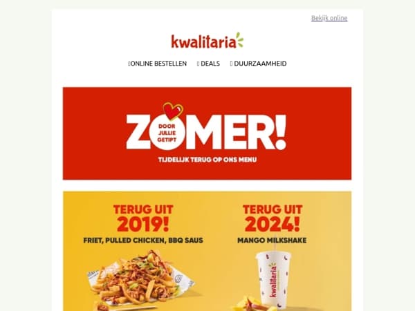 Zon, zee… zomerspecials! ☀️😋