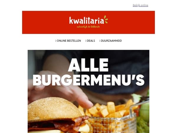 Scoor jij een burgermenu met korting?