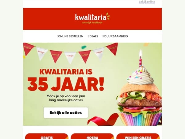 Vier 35 jaar Kwalitaria samen met ons! 🎉