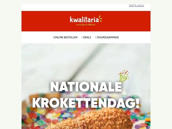 Retteketet, een gratis kroket!