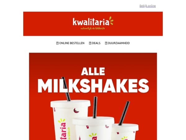 Ga jij voor een gratis milkshake ?