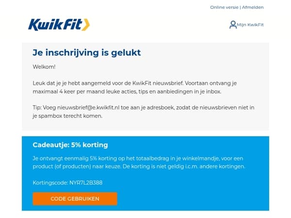 Welkom! Je bent ingeschreven op de nieuwsbrief