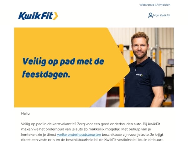 Veilig op pad met de feestdagen