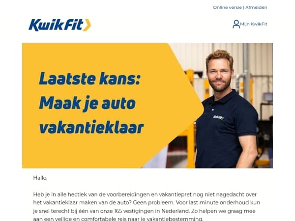 Last minute auto-onderhoud