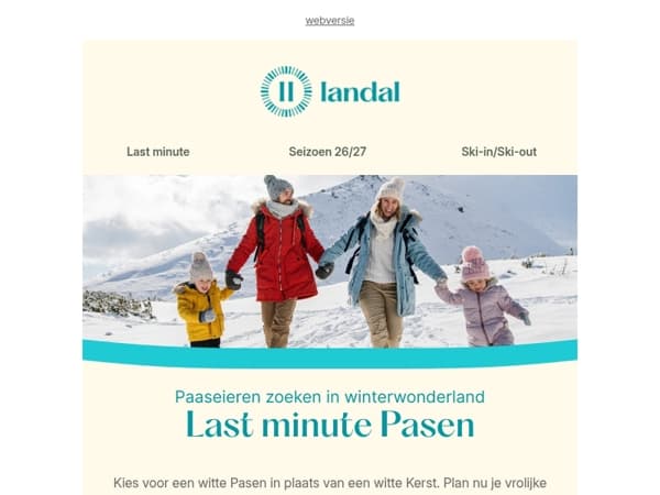 [Last minute] Pasen in de bergen