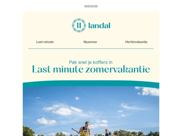 Last minute: Zomervakantie vanaf € 290,-*