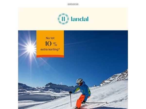 Tot wel 10% korting* op je skivakantie!