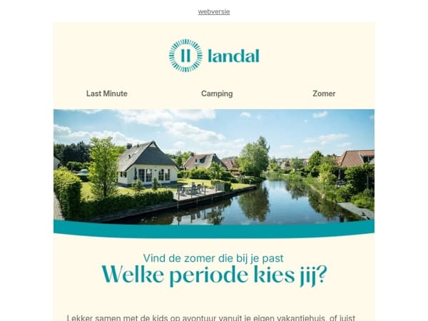 Kies je favoriete vakantieperiode!
