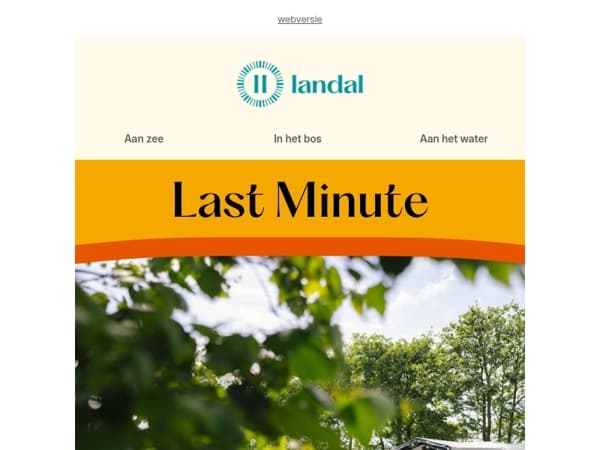 ✨ Last minute: Zon, zomer, camping