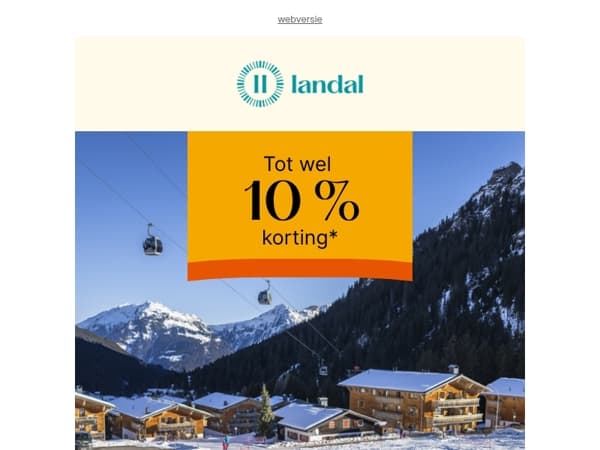 Hé vroegboeker! Boek nu en bespaar tot 10%