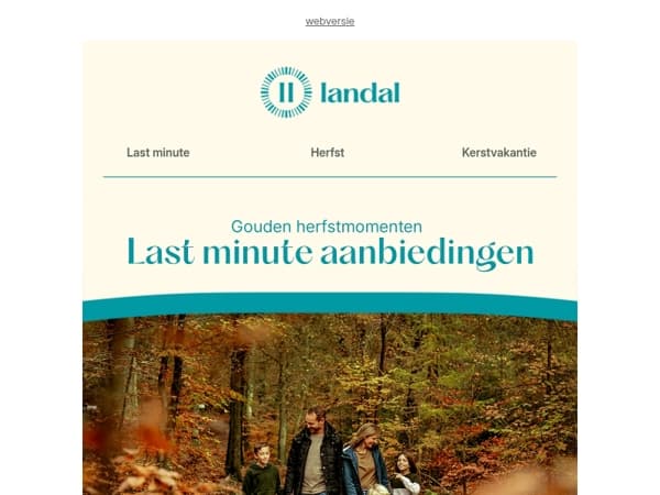 Last minute herfstvakantie!