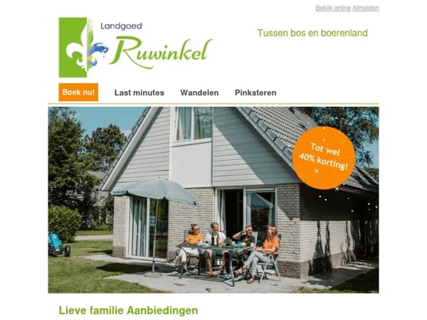 Unieke last minute kortingen 🧡