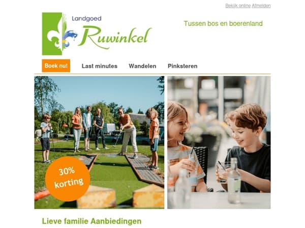 Het pinksterweekend wacht op u