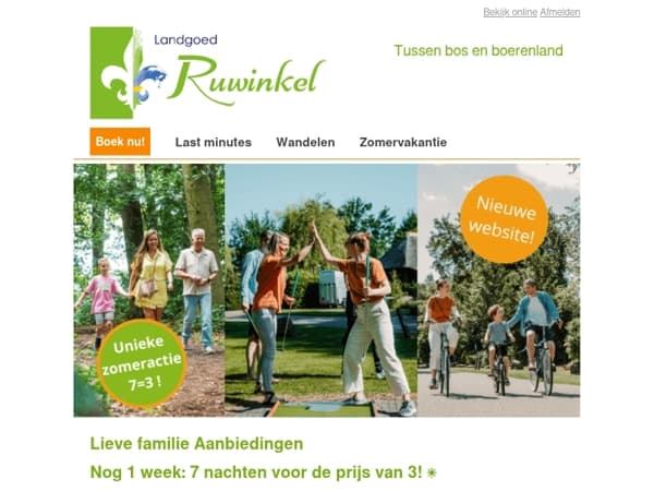 Nog een week! Unieke zomeractie bij Ruwinkel 💚