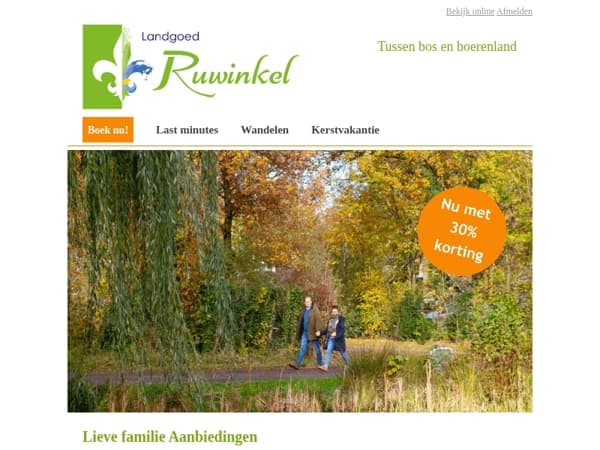 Even weg dit najaar?