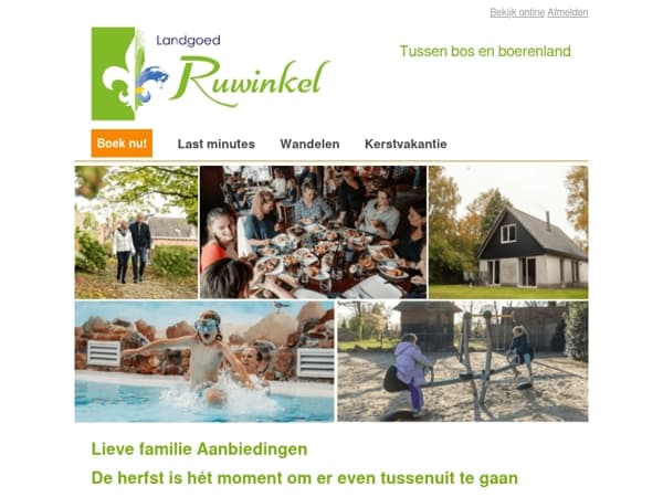 Van herfstkleuren tot gezellige feestdagen