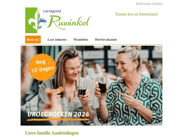 25% korting loopt bijna af! Nog 10 dagen