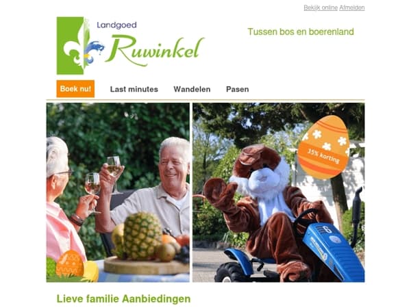 Vier Pasen samen bij Ruwinkel 🐣