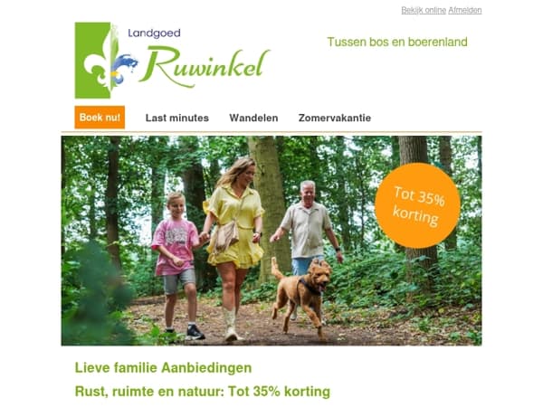 Uw zomerplezier bij Landgoed Ruwinkel! 💚