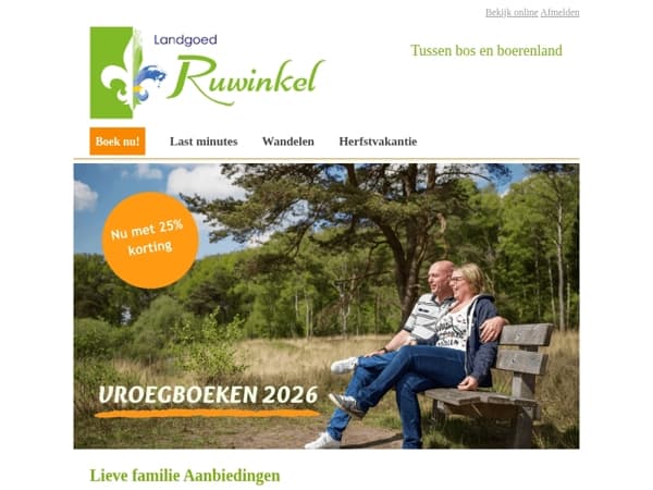 Plan nu uw 2026! 🗓️ 