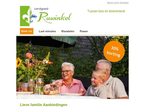 Meivakantie bij Ruwinkel 💚