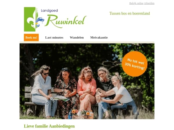 Vier het voorjaar met super aantrekkelijke kortingen!