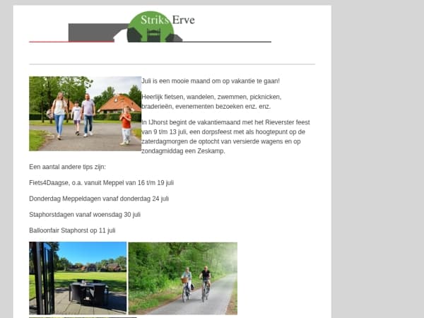 Zomerse inspiratie en voordeel