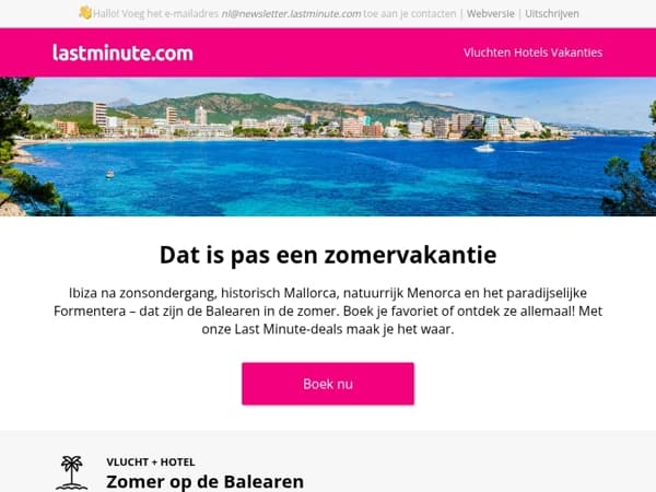 Zin in de zomer? Dan wil je de Balearen