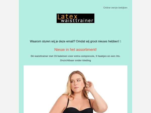 Nieuwe waisttrainer!