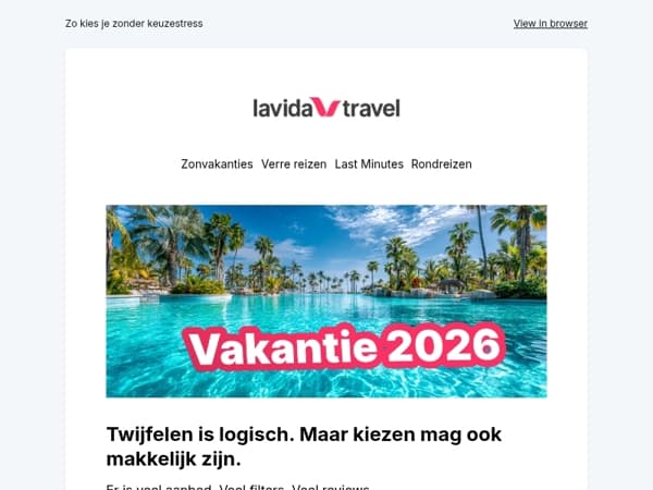 Welke vakantie past bij jou? 💛