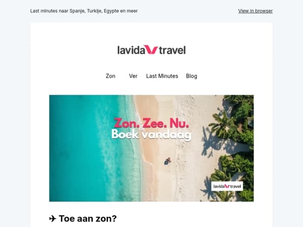☀️ Moet je gewoon even weg?