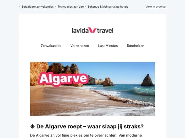 ☀️ De Algarve roept.. Zon, zee & jouw ideale hotel