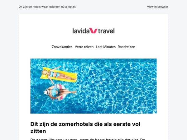 Deze zomer zit sneller vol dan je denkt ☀️