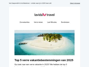 Reis jij liever wat verder? Bekijk de 5 verre bestemmingen van 2025 🐠