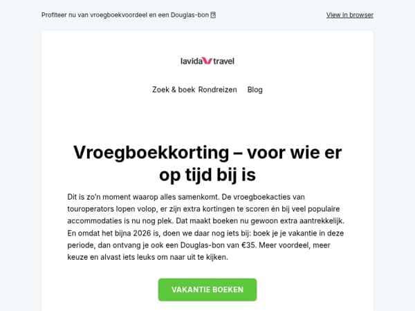 Dit is hét moment om te boeken ⏰