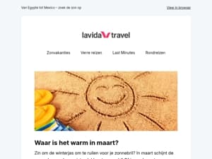 Waar is het warm in maart? Ontdek deze 5 bestemmingen!