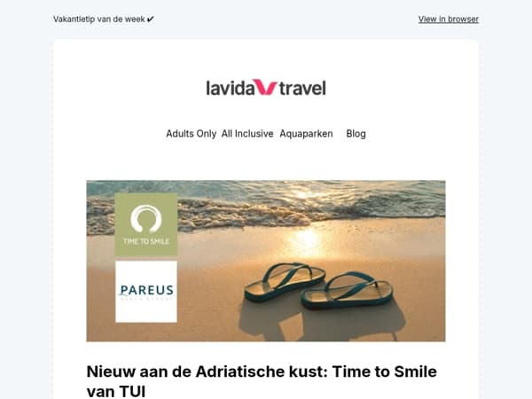 ☀️ Nieuw: Time to Smile van TUI in Caorle