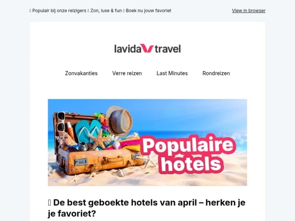 🔥 April’s toppers: dit zijn jullie favoriete hotels!