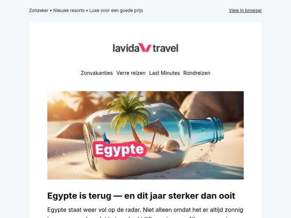 Egypte is terug. Dit is waarom ☀️