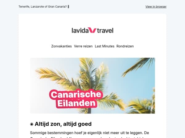 Altijd goed weer. Altijd goede hotels ☀️