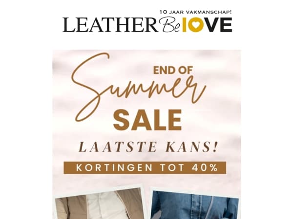 Laatste kans | End of summer deals ⛱️ | Tot 40% korting!