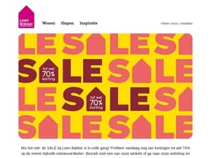 Laatste dag: 25% korting op heel veel meubelen!*