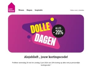 Dolle Dagen: Alles -20%