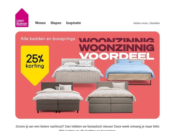 Creëer jouw droomslaapkamer nu extra voordelig! ☁️